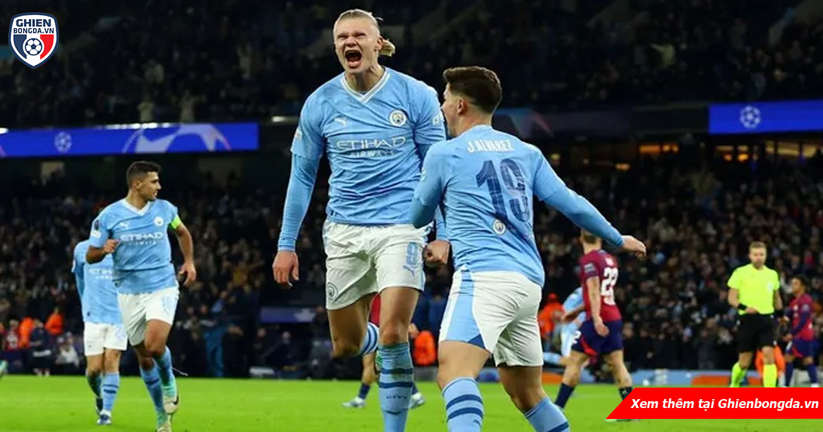 Man City ngược dòng ngoạn mục ở Cúp C1 dù bị dẫn trước 2 bàn