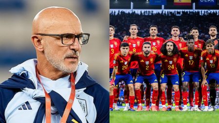 de la fuente y el equipo que paro ante georgia foto collage 1720892440