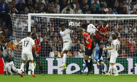 2024 11 05T201727Z 932523737 UP1EKB51KD2IA RTRMADP 3 SOCCER CHAMPIONS RMA MIL REPORT