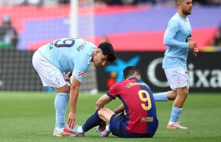 2025 04 19T155838Z 1426995556 UP1EL4J18DPPR RTRMADP 3 SOCCER SPAIN BAR CEL REPORT e1745135400720