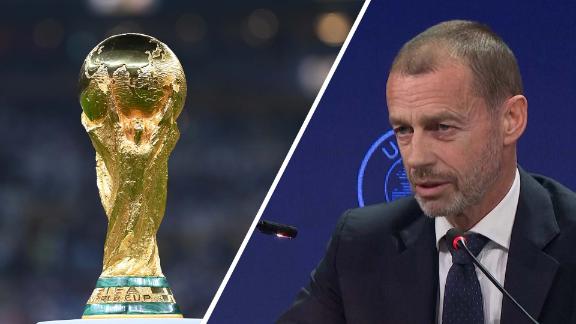 dm 250403 COM SOC Presser UEFA president not in favor of 64 team World Cup proposal 20250403 GLOBAL default