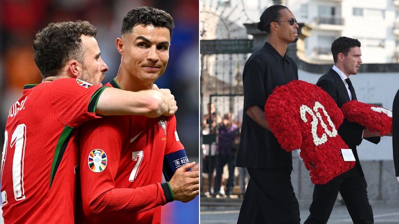 Đã rõ lý do Ronaldo vắng mặt trong tang lễ Diogo Jota