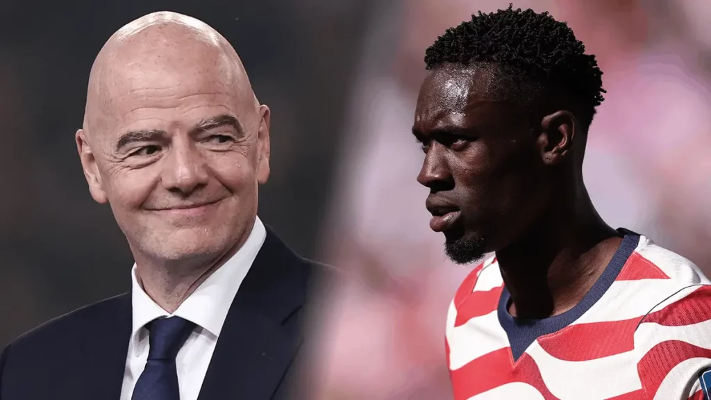 Gianni Infantino Folarin Balogun USA World Cup