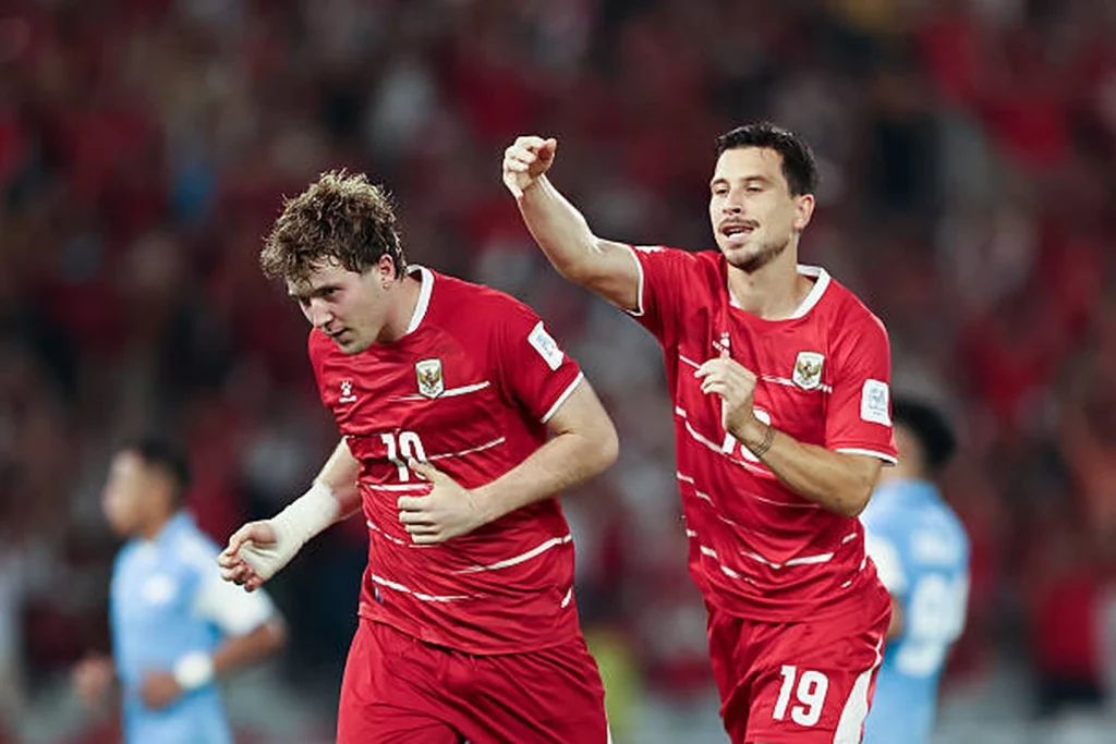 jakarta indonesia ole romeny of indonesia and thom haye of indonesia celebrate scoring their 1790348802028